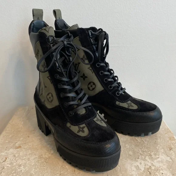 Poshmark louis vuitton boots cheap